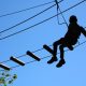 AETAS Kinderstiftung Klettertag 2022 Pause hoch oben